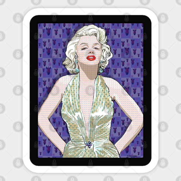 The Timeless Bombshell Sticker by FanboyMuseum